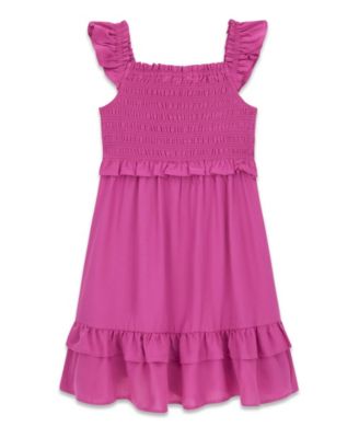 Girls' 7-16 Poplin Sleeveless Dress