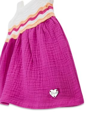 Baby Girls' Sleeveless Crochet Dress and Matching Bloomer