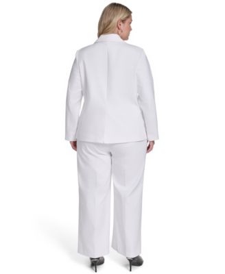 Plus Size Two-Button Jacket