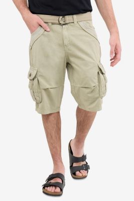 Men's Cargo Shorts Camo & Solid Colors 12.5" Inseam Knee Length Classic Fit Multi Pocket