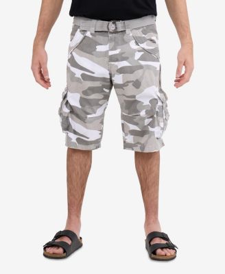 X RAY Big & Tall Cargo Shorts Camo & Solid Colors 12.5" Inseam Knee Length Classic Fit Multi Pocket