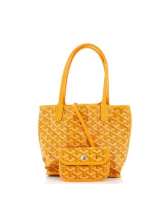 Mini Anjou Reversible Tote Coated Canvas