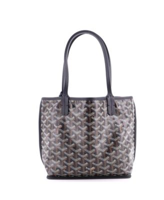 Mini Anjou Reversible Tote Coated Canvas