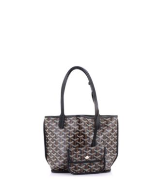 Mini Anjou Reversible Tote Coated Canvas