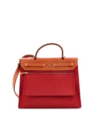 31 Herbag Zip Leather and Toile