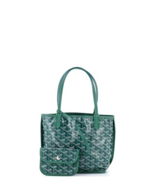 Mini Anjou Reversible Tote Coated Canvas
