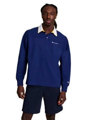 Men's Long-Sleeve Rugby Polo Shirt