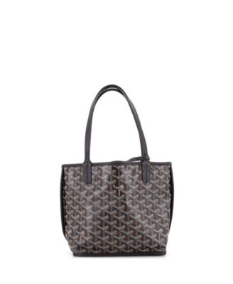 Mini Anjou Reversible Tote Coated Canvas