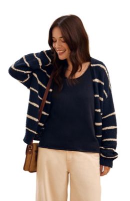 Women's Long Sleeve Drop Stitch Cardigan