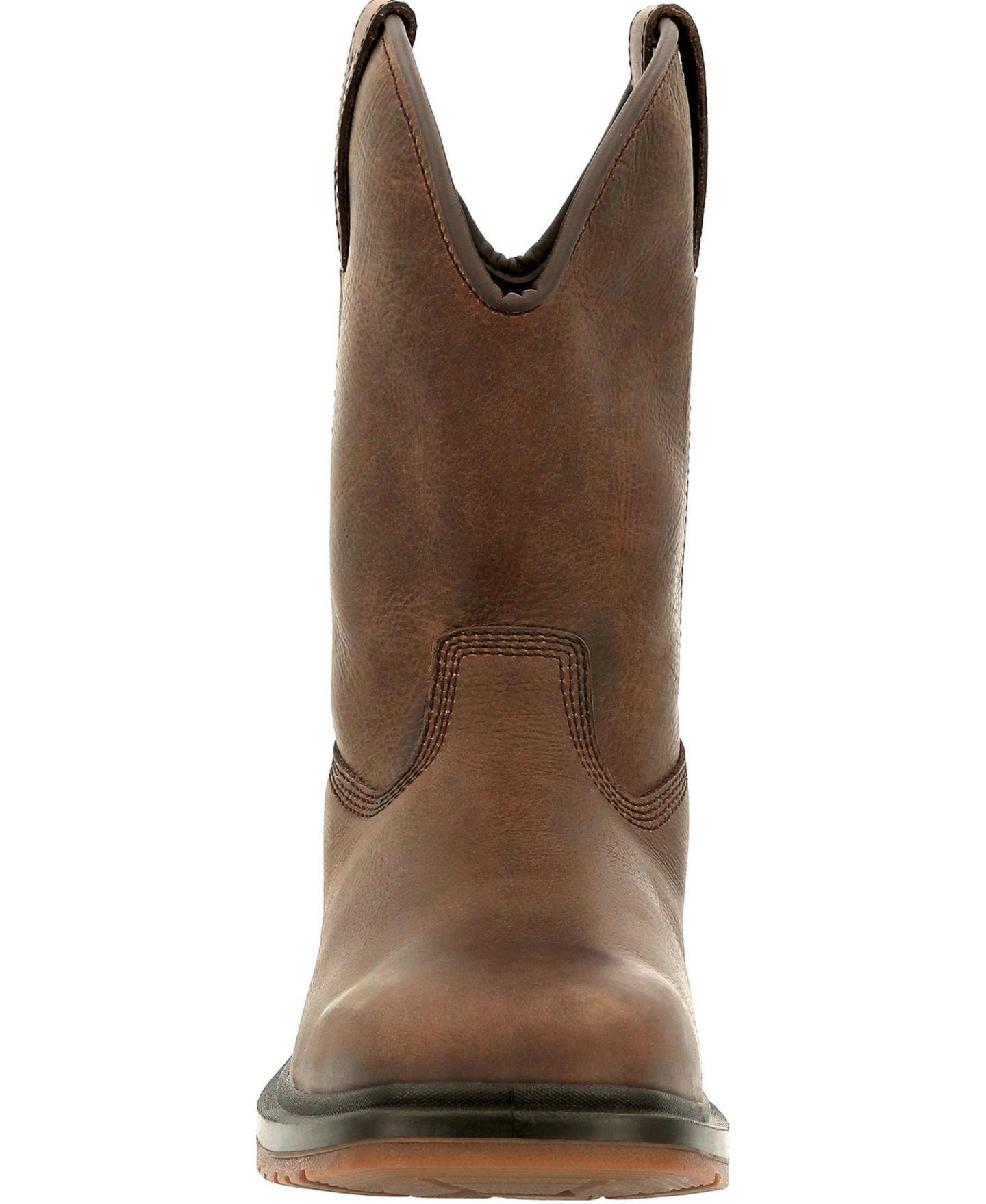 Мужские ботинки ROCKY Worksmart Unlined Western Boot, цвет: Тёмный коричневый — фото 9
