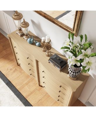 63" 8-Drawer Bedroom Dresser , Modern Chest of Drawers