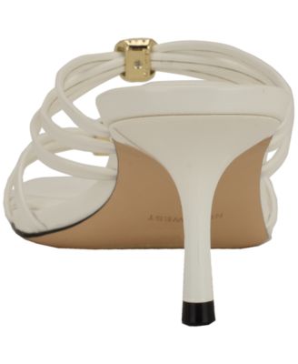 Women's Grece Strappy Slip-On Kitten Heel Dress Sandals