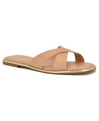 Women's Edeny Criss-Cross Flat Slip-On Sandals