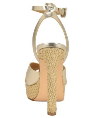 Women's Weston Criss-Cross High Block Heel Platform Sandals