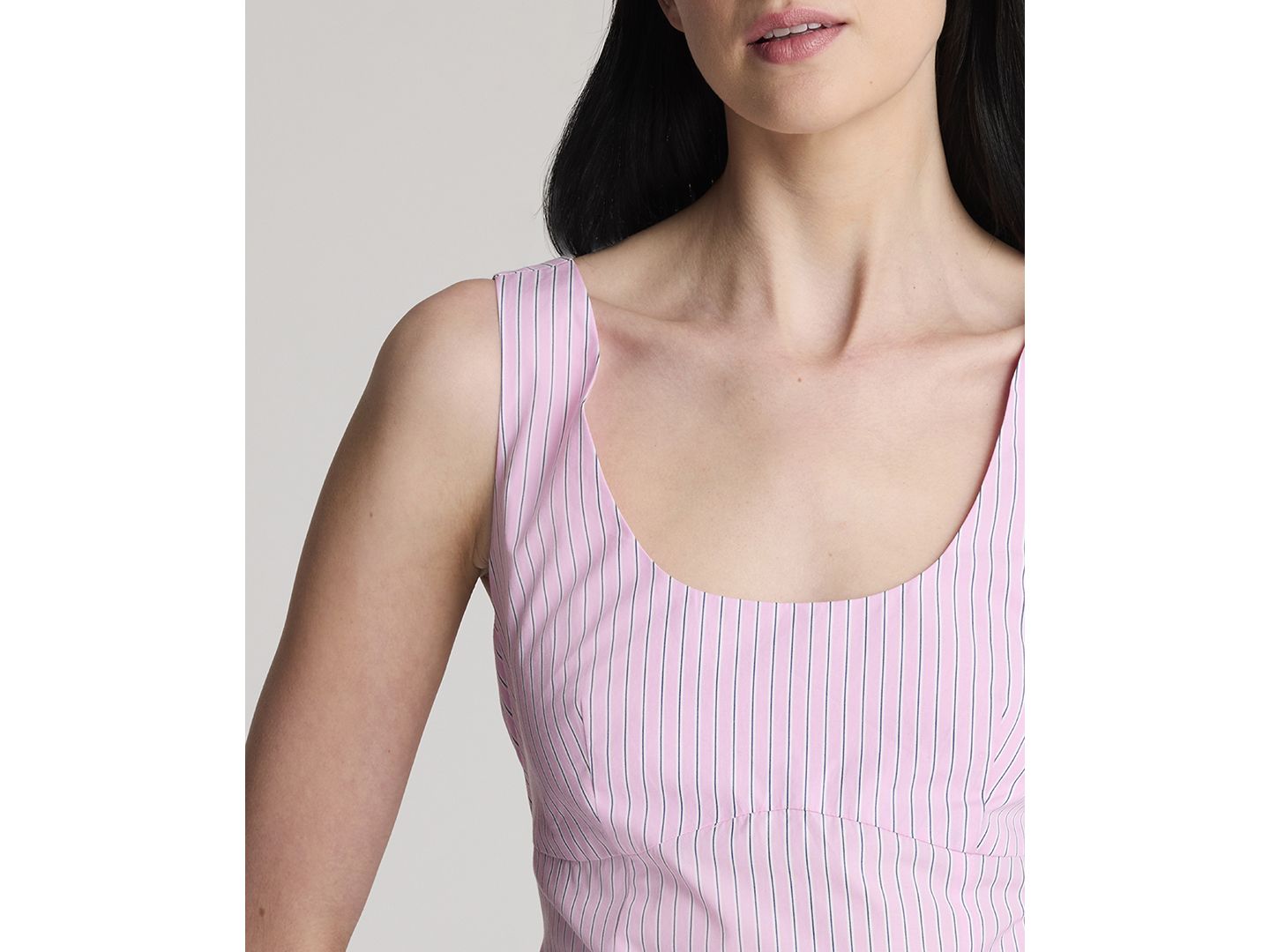 Женский топ Kenneth Cole Fitted Sleeveless Bodice with Back Cut out, цвет: Розовый разноцветный — фото 2