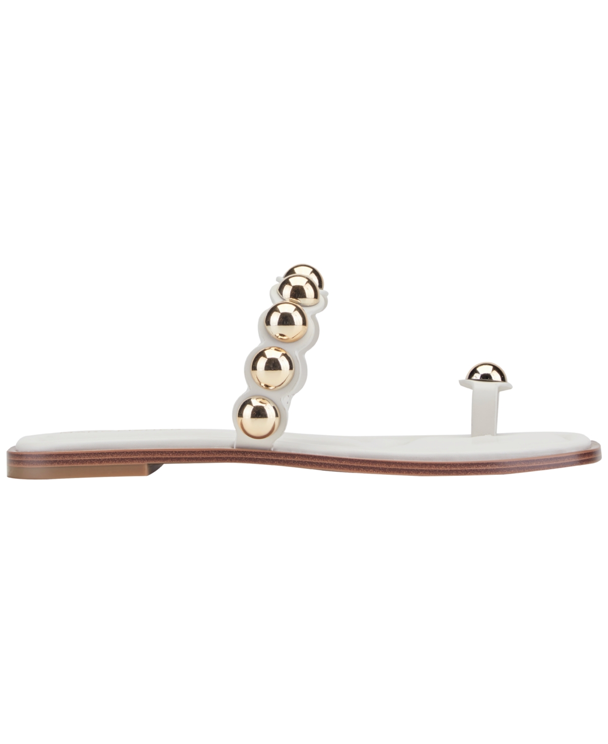 Marc Fisher Women's Zaby Ornamented Toe Ring Flat Sandals