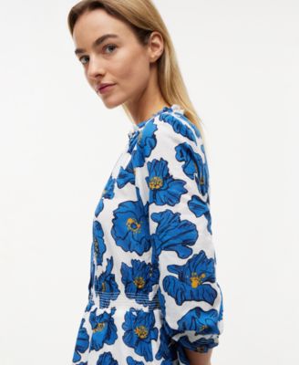 Women's Pin Tuck Cambric Shirt Dress