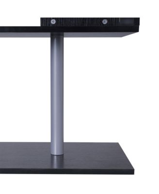 Rotating Corner Table Shelf Combo L-Shaped I-Shape Home Office