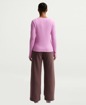 Women's Sportswear Club Fleece Mid-Rise Wide-Leg Sweatpants