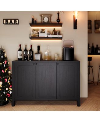 Modern Sideboard Buffet Cabinet TV Media Console with Storage for Living Room Hallway Entryway