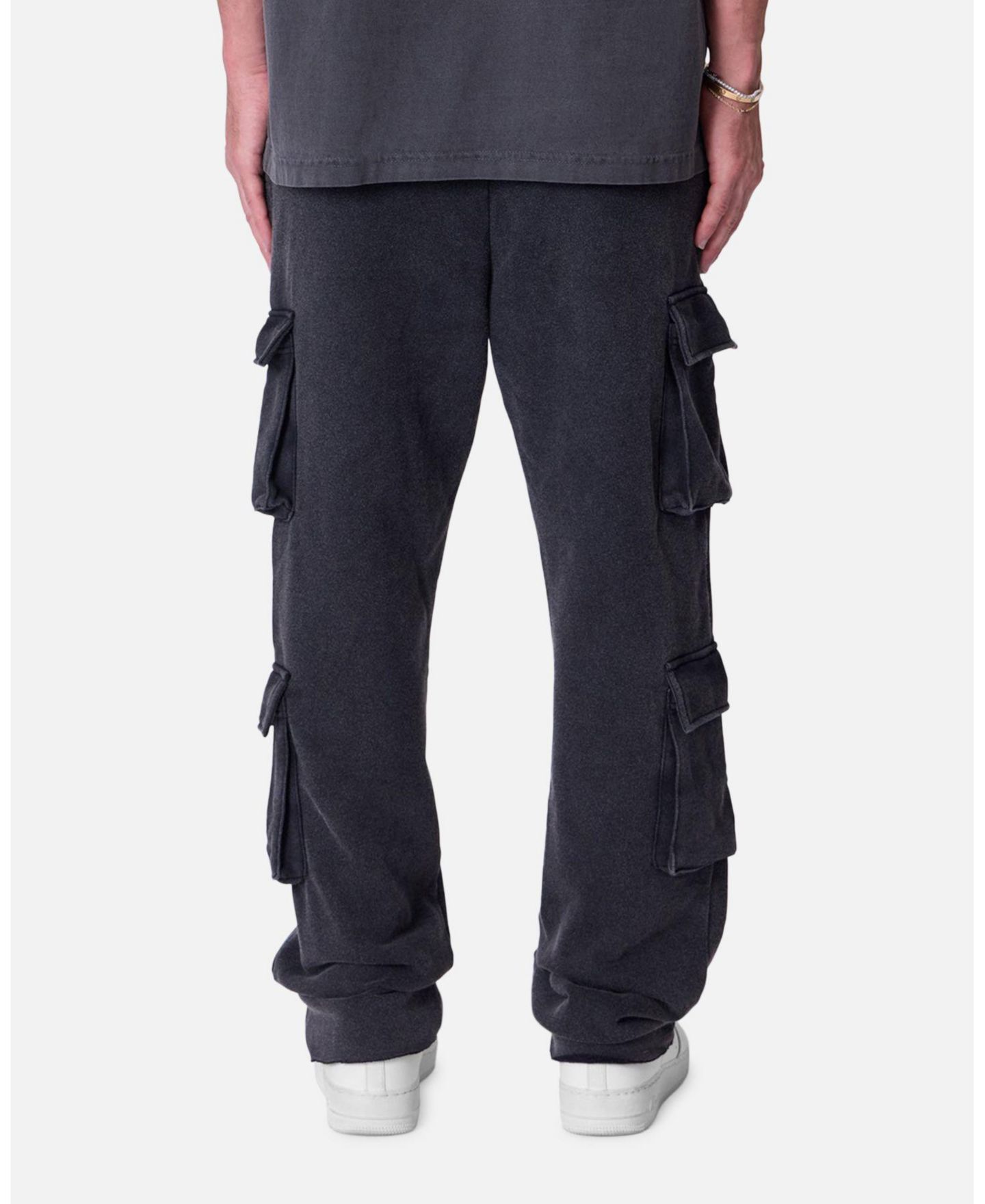 Мужские брюки mnml Front Stripe Sweatpants, цвет: Чёрный — фото 4