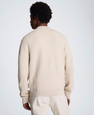 Men's Slim-Fit Bomber Sweater
