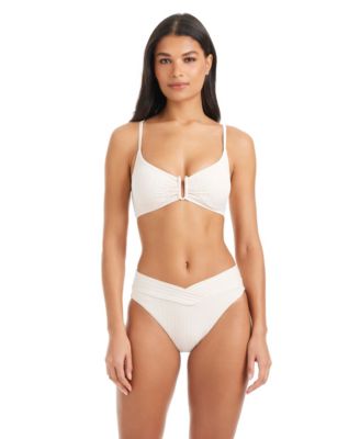 Women's Refresh Ribbed Moderate-Coverage Swim Bottoms