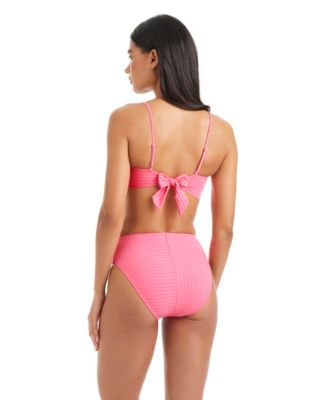 Women's Refresh Ribbed High-Rise Swim Bottoms