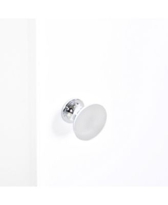 Bathroom Toilet Paper Cabinet with Doors and Shelves