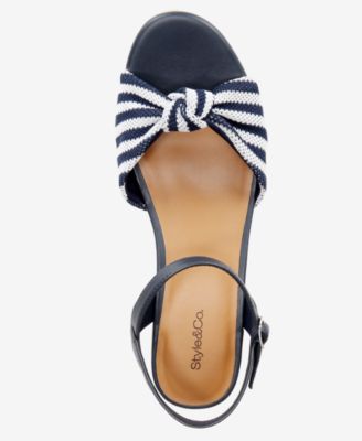 Women's Valleyy Knotted Front Wedge Sandals