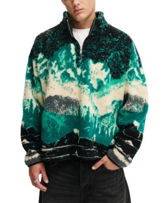 Men's Teddy Quarter-Zip Sweater