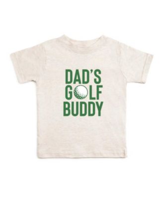 Little Boys Dad's Golf Buddy Short Sleeve T-Shirt