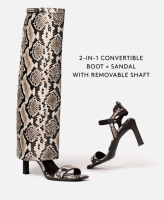 x June Ambrose Women's Nova-Shaft Strappy Sandals