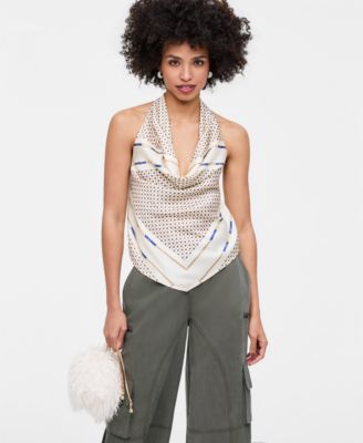 Women's Scarf Halter Top, Macy's Exclusive- Molly Rogers Capsule Collection