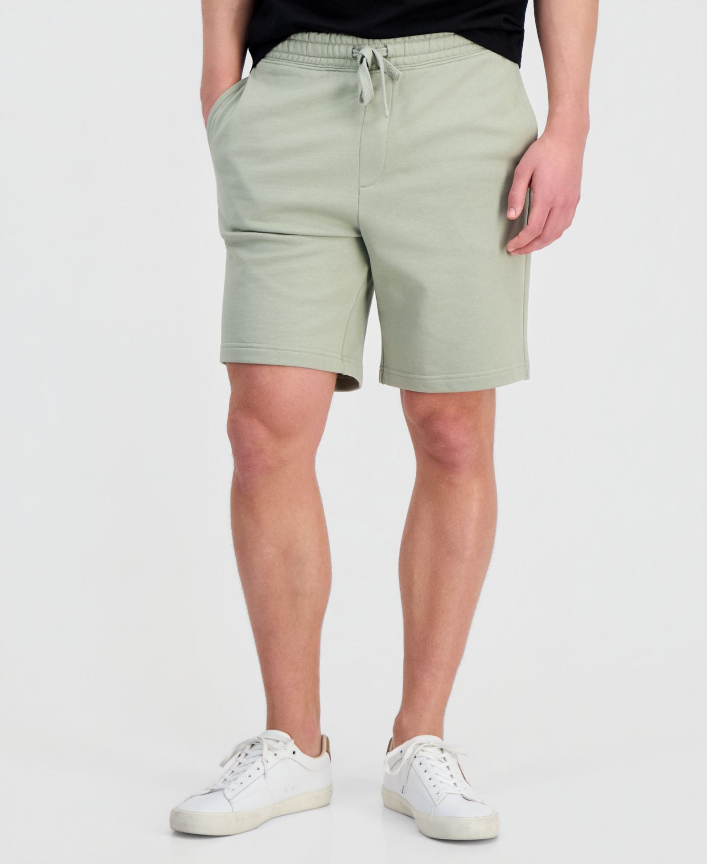 Мужские шорты Hugo Boss Sweatshorts, цвет: Пастельный зелёный — фото 2