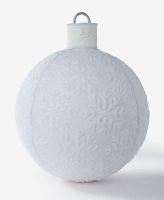 Opulence 28'' White Bubble Table D&eacute;cor