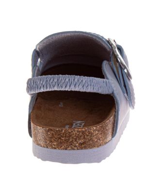 Little Girls Frozen Anna and Elsa Clogs Slip On, Cork Clogs, and Mule Sandals (Toddler 6-10/ 11-12)