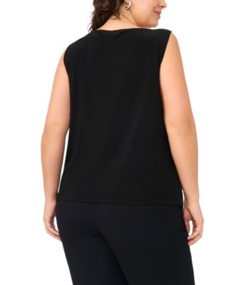 Plus Size Embellished Blouse