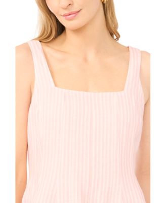 Women's Sleeveless Back Smocked Short Dress