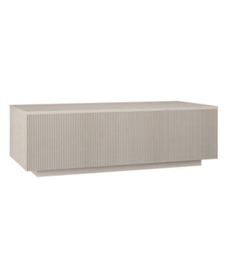 Reyes 48" Wide Rectangular Fluted Coffee Table