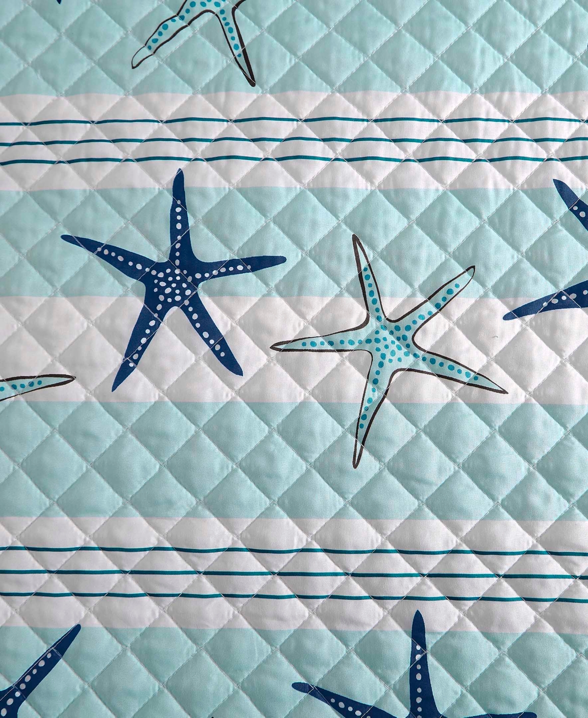 Avanti Starfish Stripe Reversible 3-Pc. Quilt Set