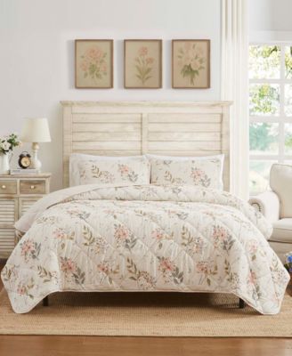 Wildflowers Reversible 3-Pc. Quilt Set, Full/Queen