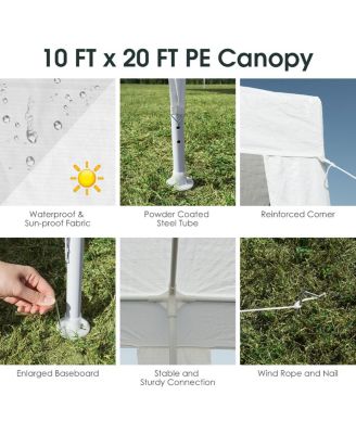 10'x20'Canopy Party Wedding Tent Heavy Duty Gazebo Pavilion Cater Event Outdoor