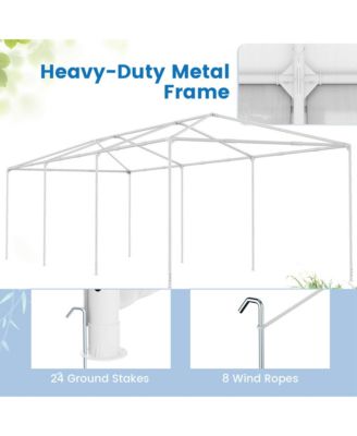 10'x30'Heavy duty Gazebo Canopy Outdoor Party Wedding Tent