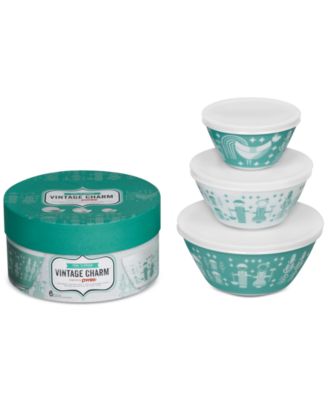 Corningware Vintage Charm inspired by Pyrex Rise N Shine 6-Pc