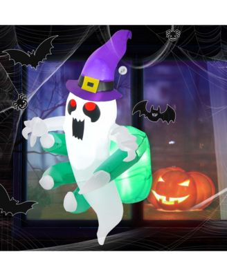 3.6' Halloween Inflatable Ghost Indoor Outdoor Blow Up Flying Halloween Decor
