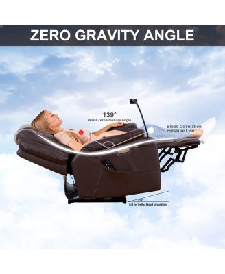 Zero Gravity Power Recliner with Massage and Heating