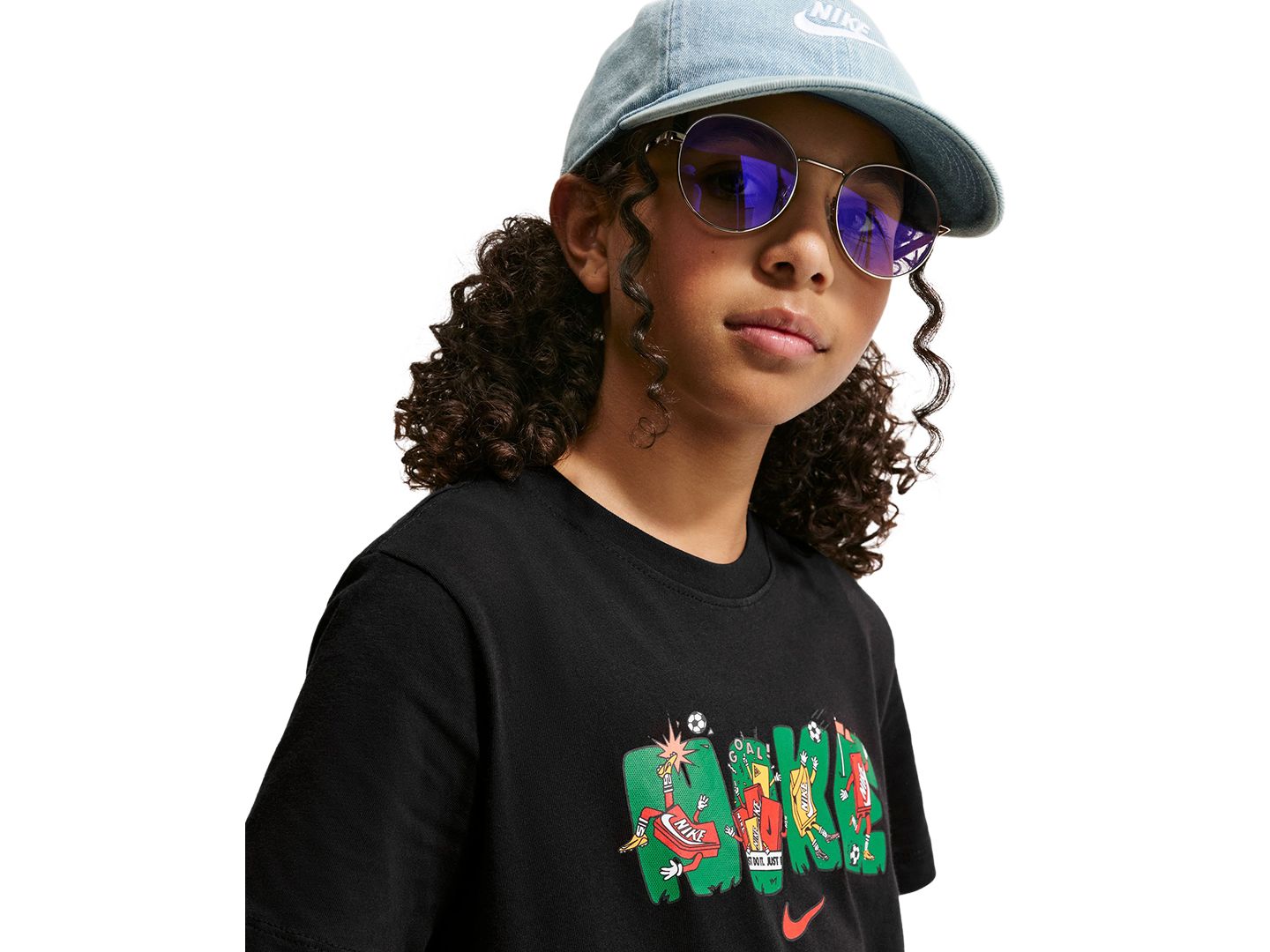 Детская футболка Nike Short-Sleeve T-Shirt, цвет: Чёрный — фото 3
