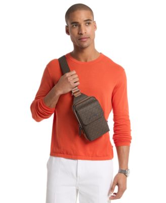 Men's Signature Logo Sling Bag