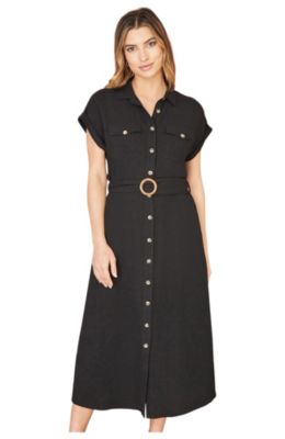 sachin and babi light blue dress Black Shirt Dress Style Guide: How to Wear It main image 1